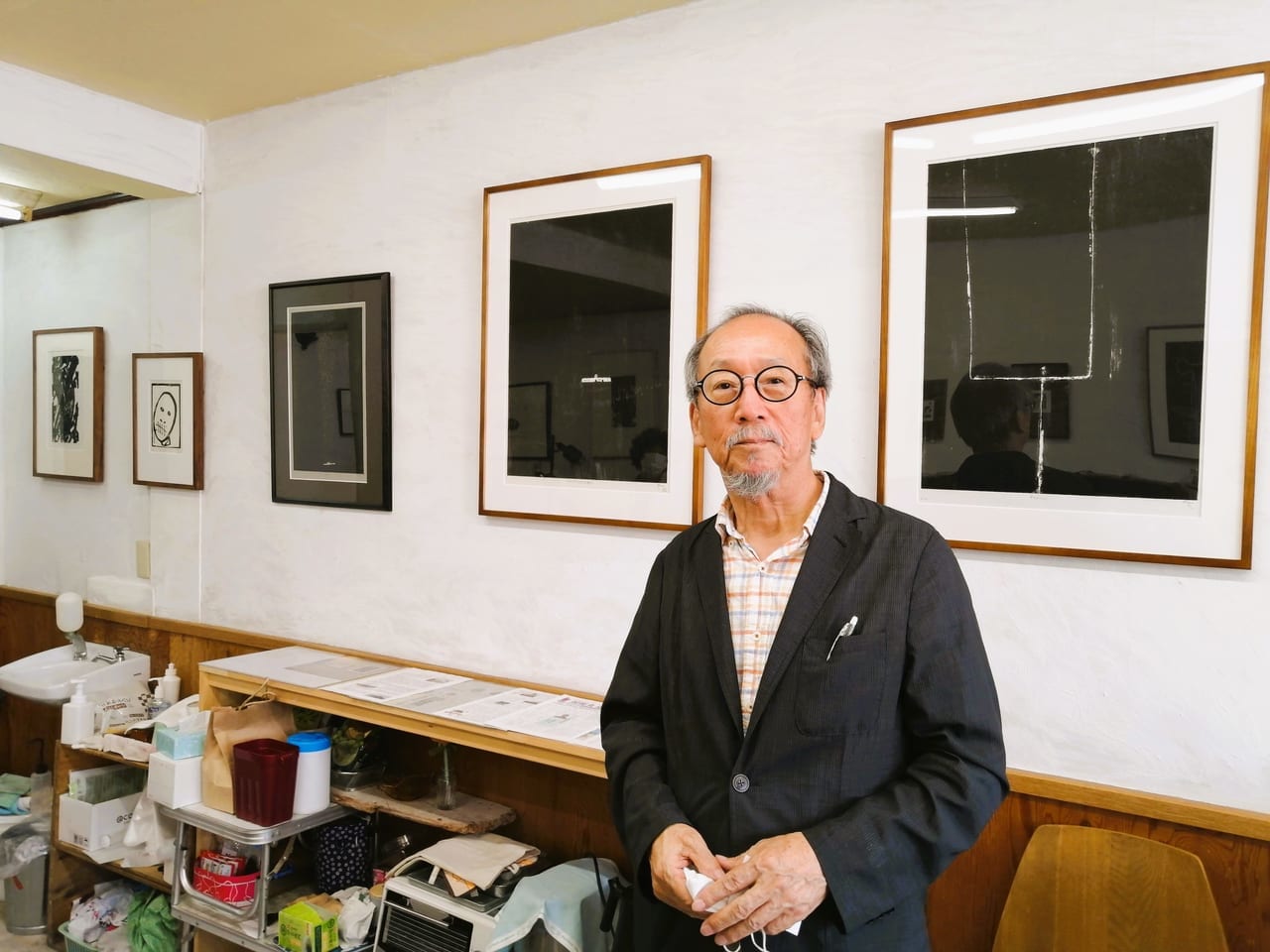 2022年6月「沖縄を考える久保舎己木版画展」